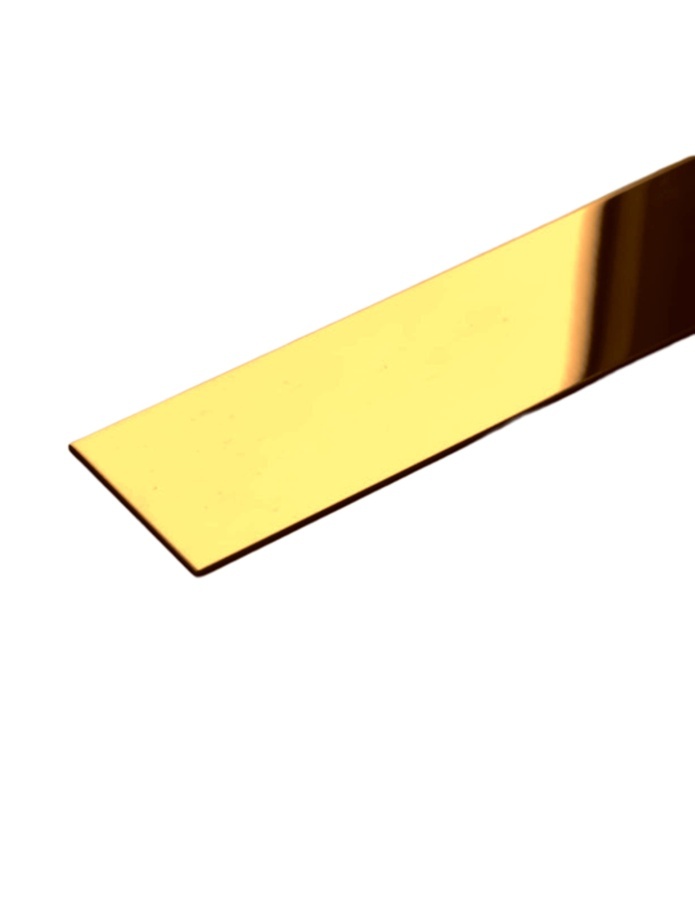 Płaskownik złoty poler gold mirror